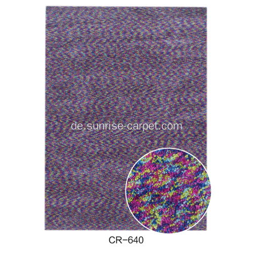 Microfaser-Teppich mit Mischfarbe